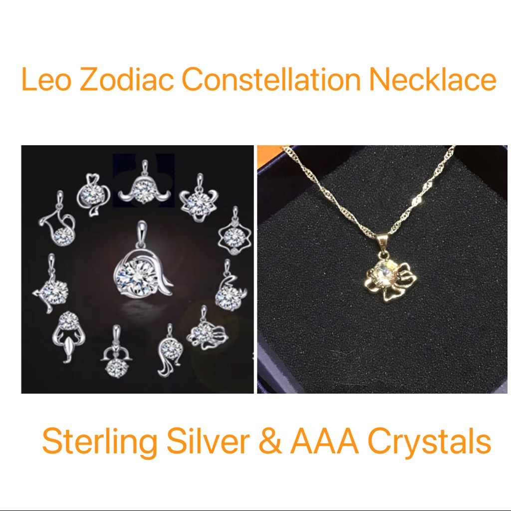 Leo Zodiac Constellation Necklace New